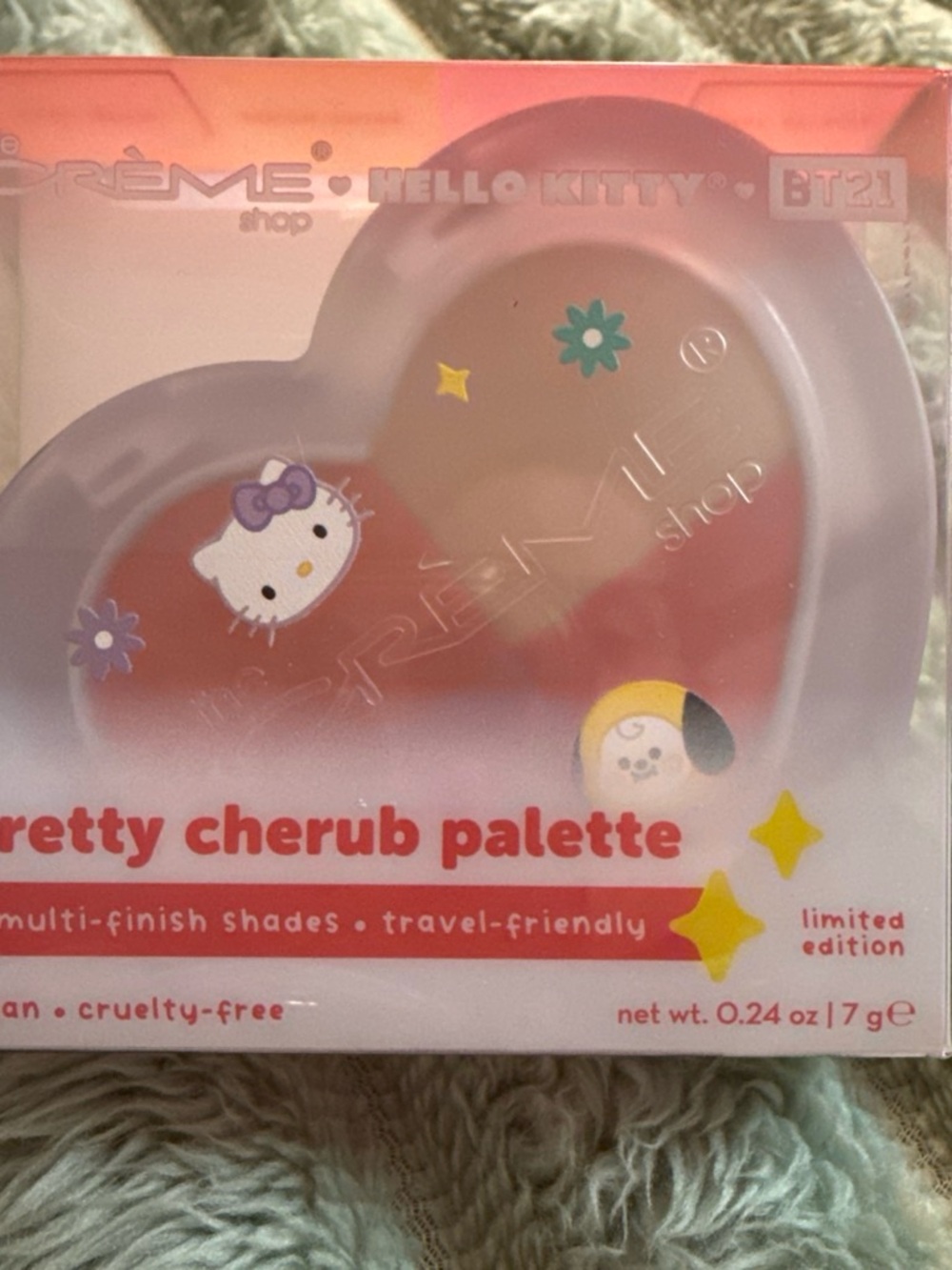 Crème Shop x Hello Kitty Pretty Cherub Palette - Pink Red Accents